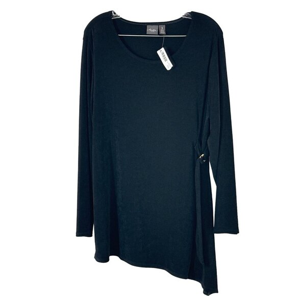NWT Chico's Traveler Tunic Top Asymetrical - Picture 1 of 4